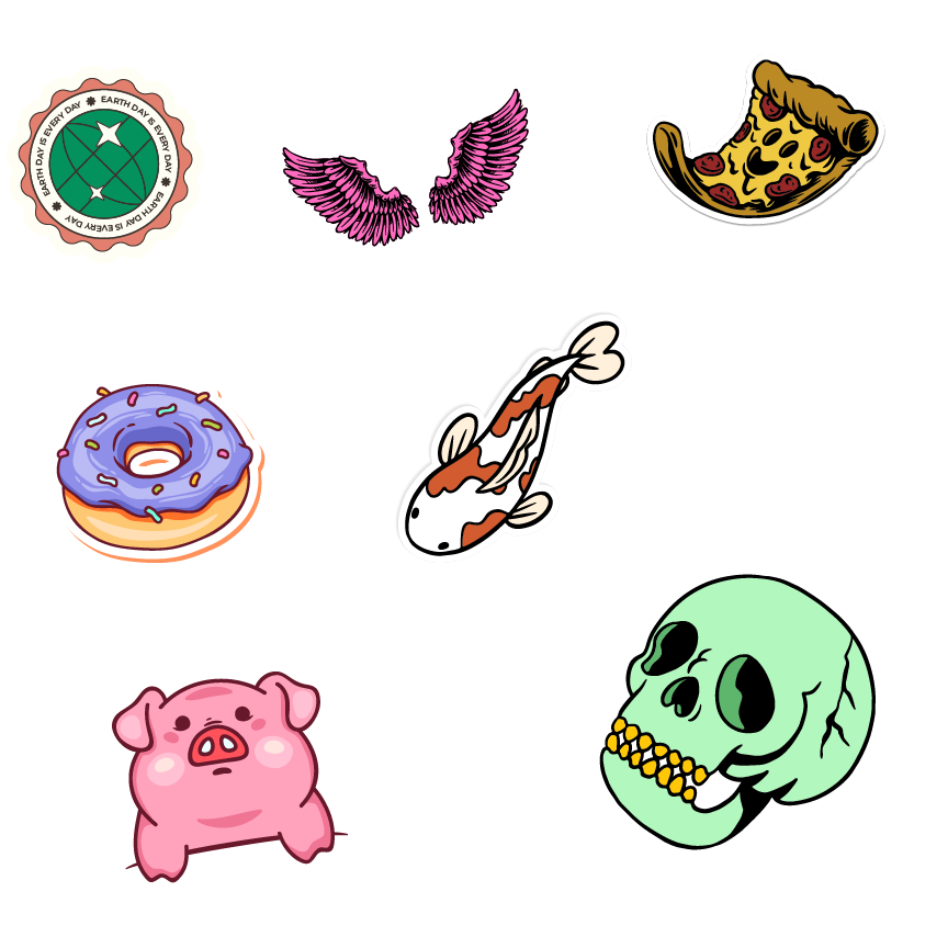 Kiss-Cut Sticker Sheets