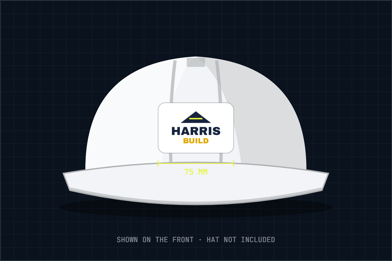 Hard hat stickers