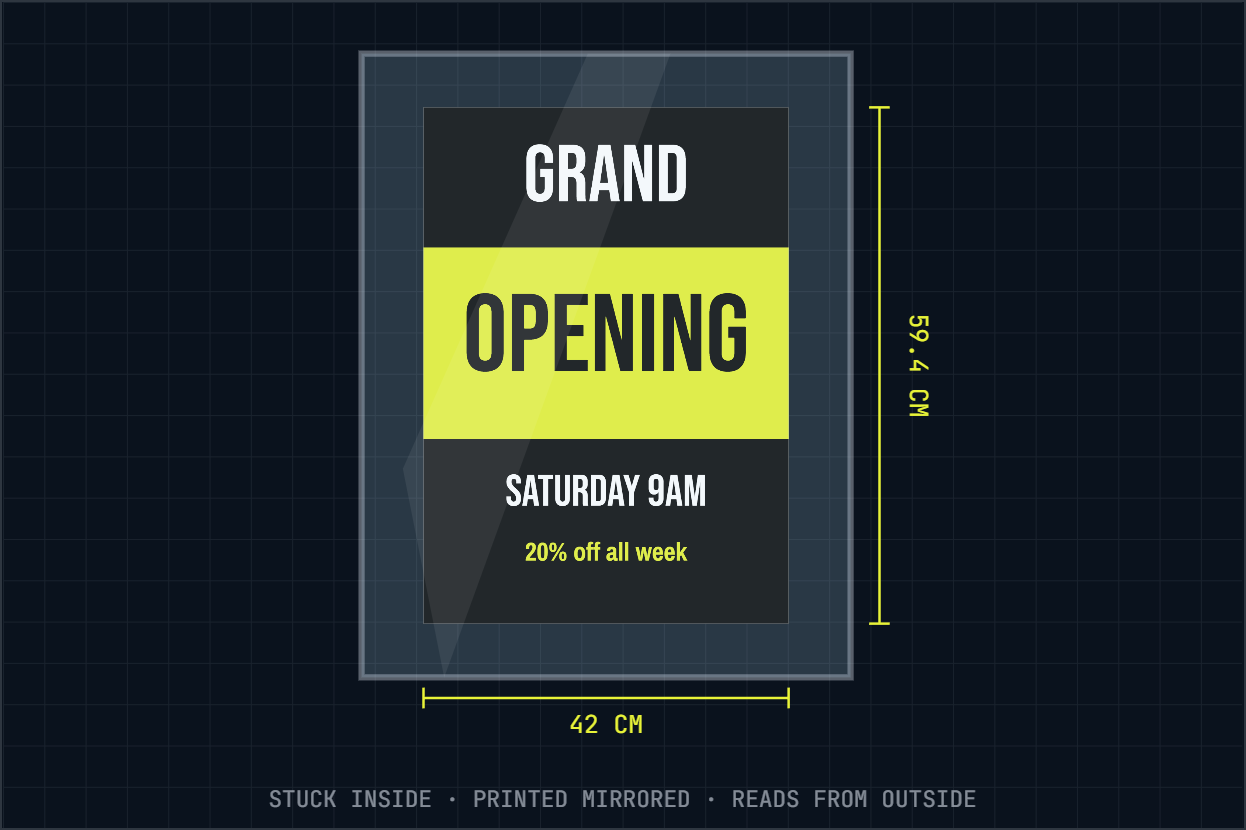 Window posters