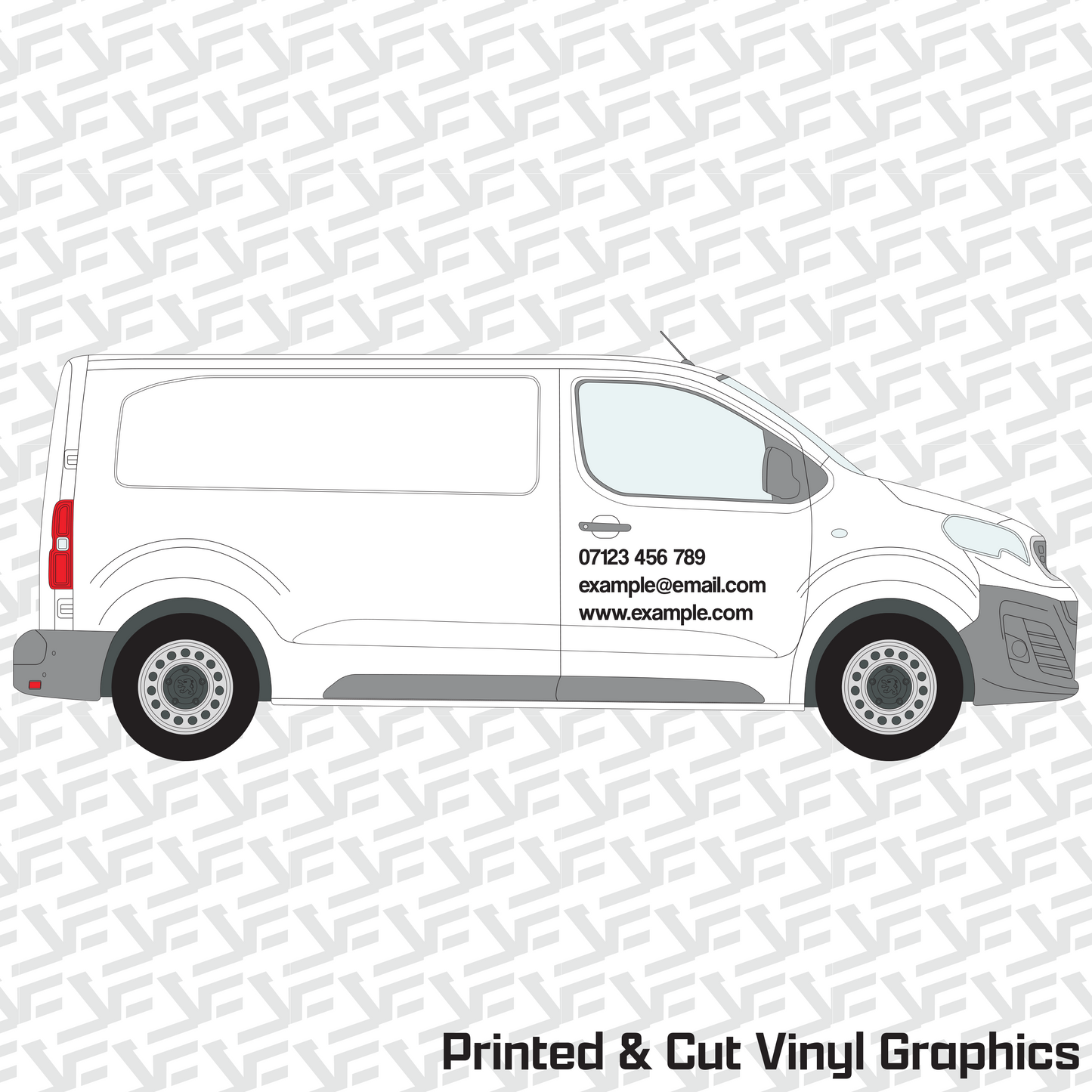 Vector Edge Van Graphics Kit - Minimal Edition