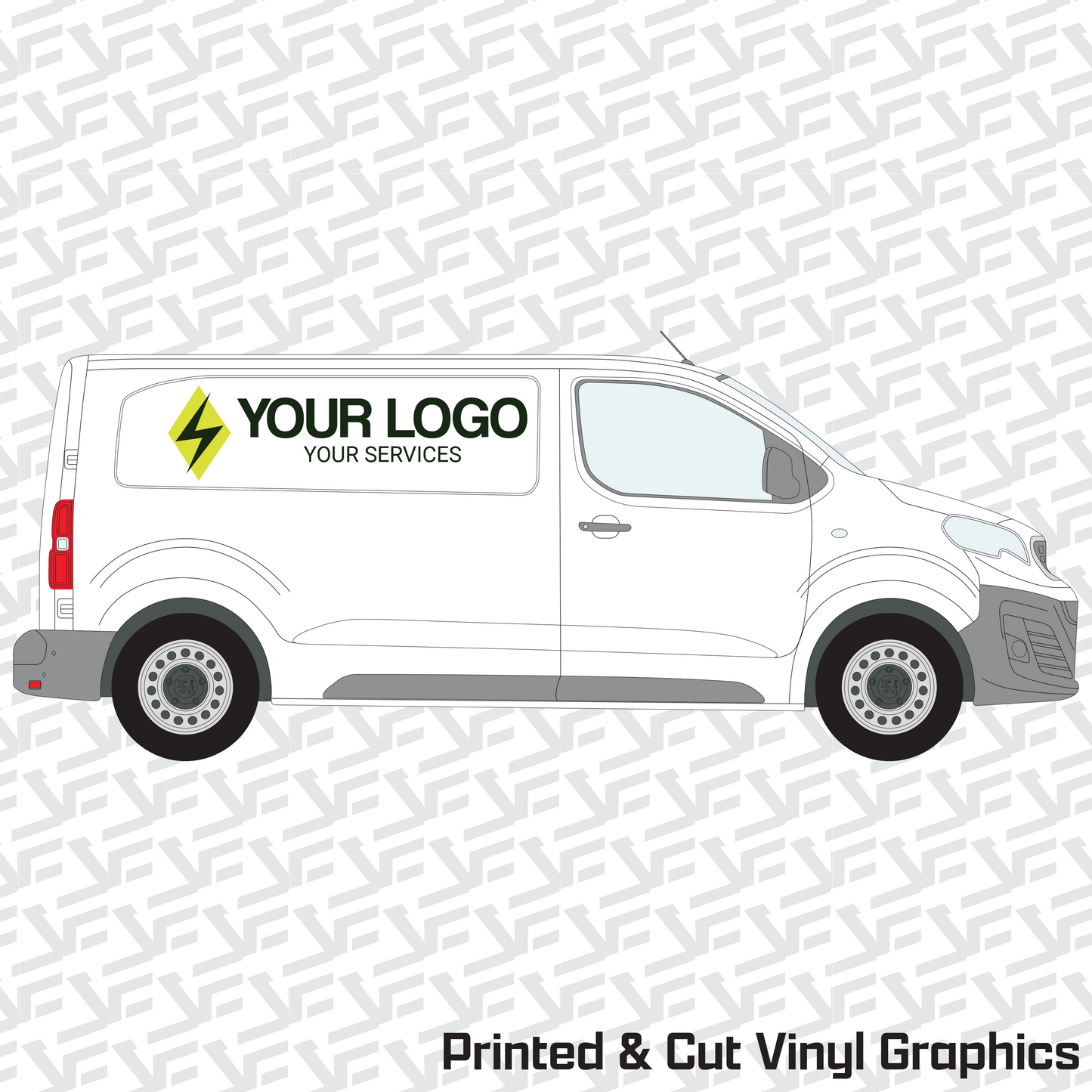 VectorEdge Compact Van Graphics Kit Volt Edition on compact van
