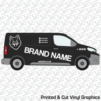 Vector Edge Van Graphics Kit - Mascot Edition