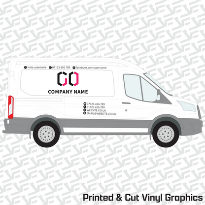VectorEdge Large Graphics Kit Modern Edition on large van