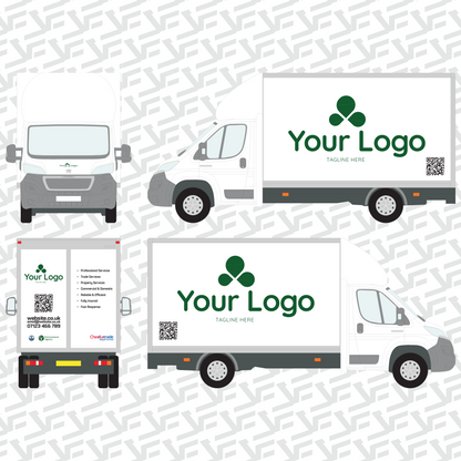 Vector Edge Luton Box Van Graphics Kit - Pro Edition