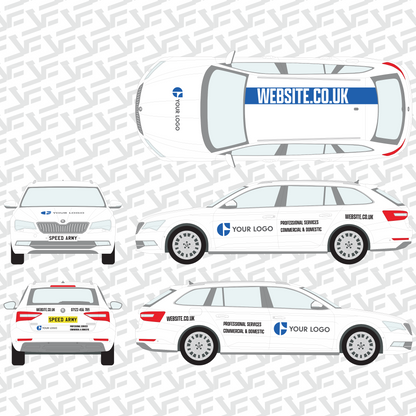 Vector Edge Car Graphics Kit - Clean Line Edition