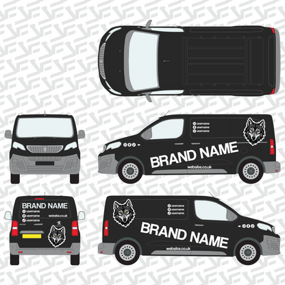 Vector Edge Van Graphics Kit - Mascot Edition