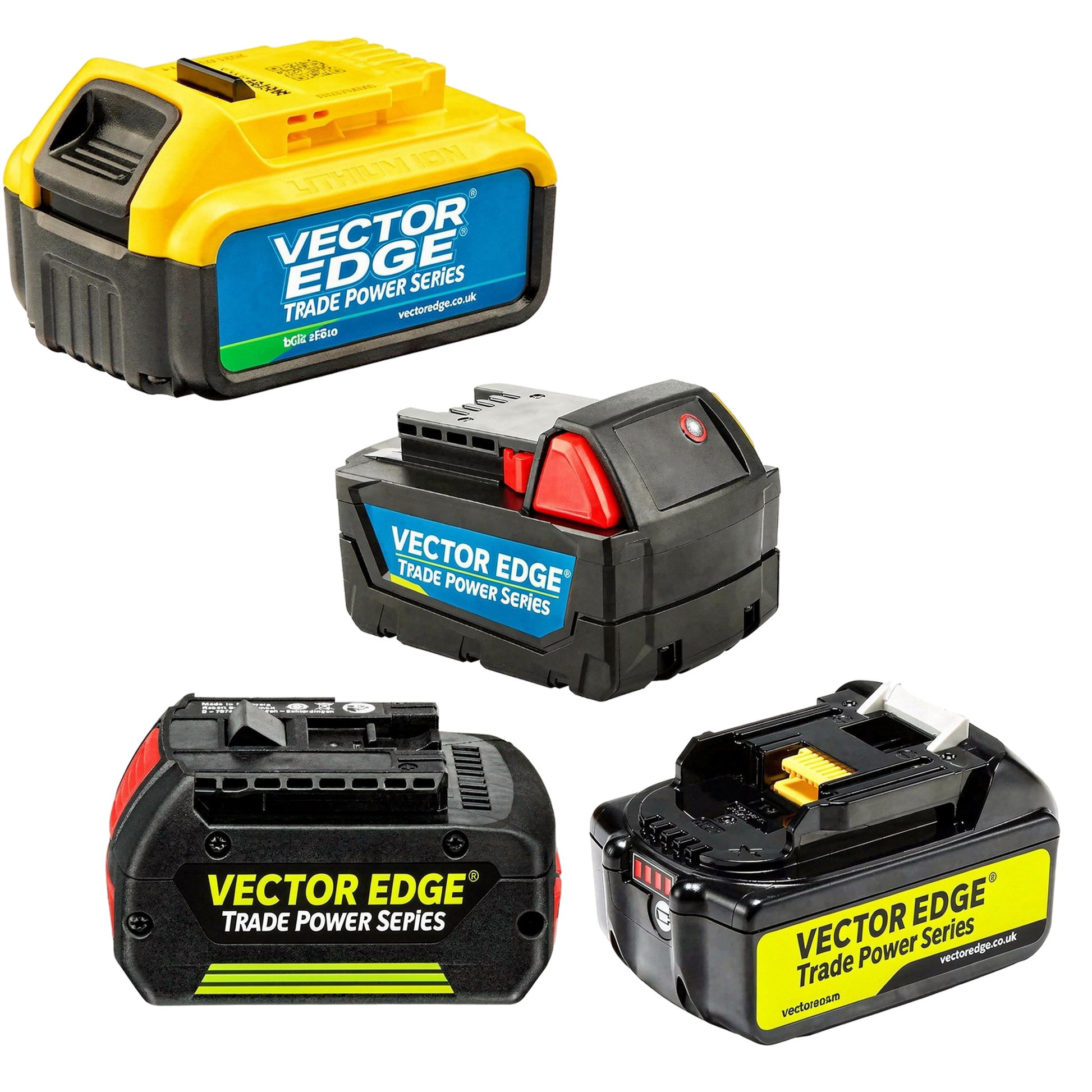 Power tool battery decals by VectorEdge on drill battery
