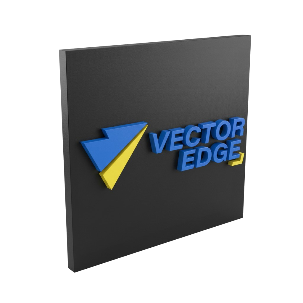 3D Printed Raised Logo Sign