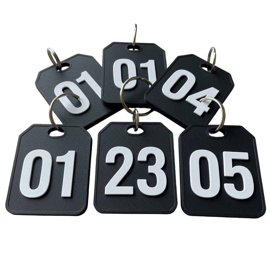 Numbered Fleet Keychains