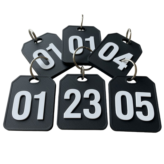 Numbered Fleet Keychains
