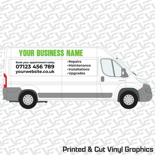 Vector Edge Large Van Graphics Kit - Essential Edition
