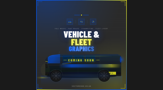 Cut Vinyl Business Name Decals